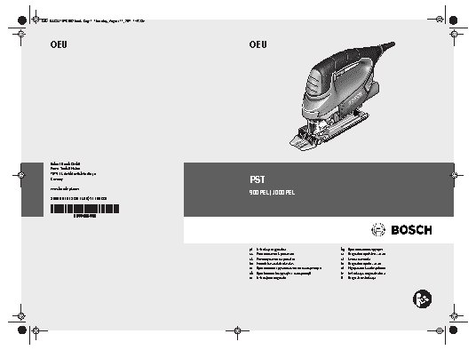 BOSCH PST 900 PEL 06033 A 0220