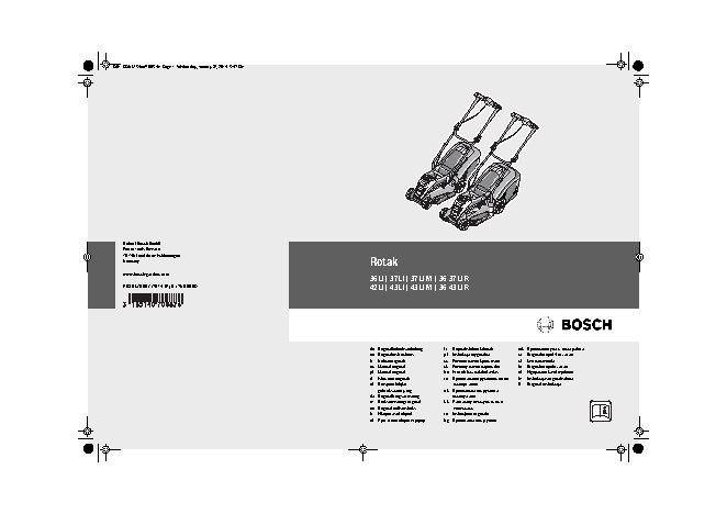 BOSCH ROTAK 37 Li 06008 A 4400