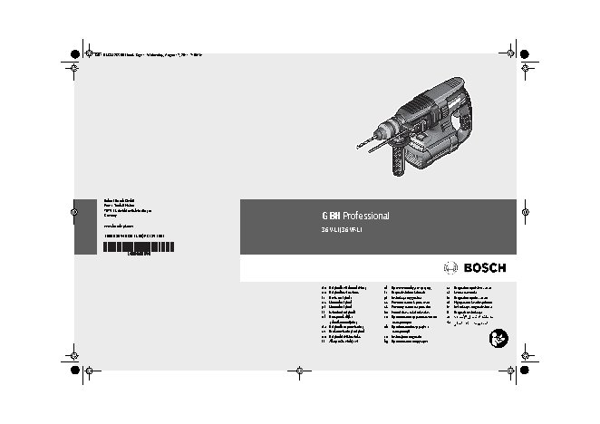 BOSCH SDS-Plus GBH 36 FV-LI