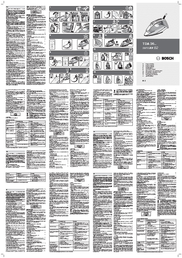 BOSCH TDA 3620 sensixx B2