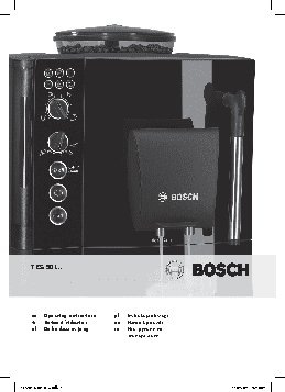 BOSCH TES 50129 RW