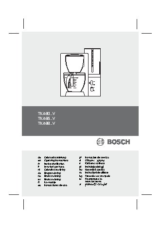BOSCH TKA 6001 Private Collection