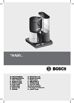 BOSCH TKA 8011 Styline
