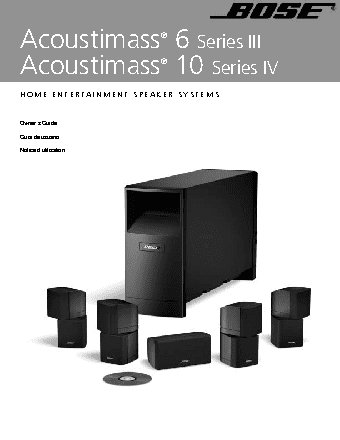 BOSE Acoustimass 6