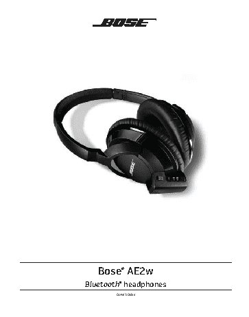 BOSE AE2w Bluetooth