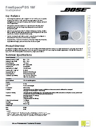 BOSE FreeSpace DS 16F