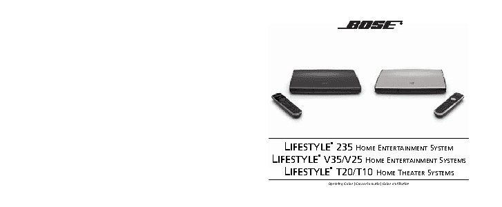 BOSE Lifestyle 235 Series III