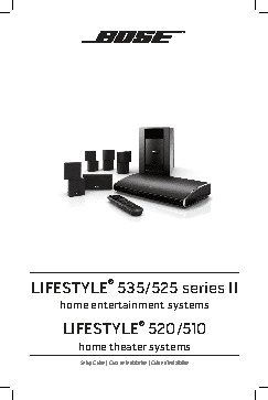 BOSE Lifestyle 535 Series III
