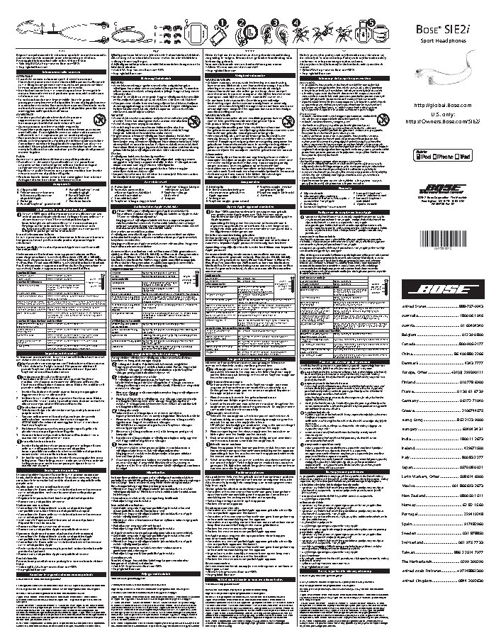 BOSE SIE2i