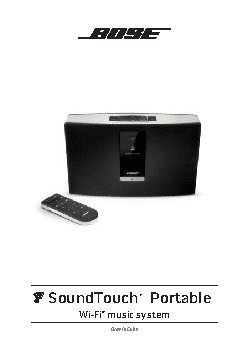 BOSE SoundTouch Portable Wi-Fi