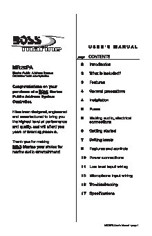 BOSS Audio MARINE MR20PA