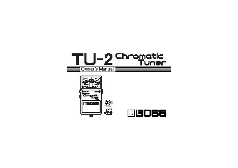BOSS TU-2 Chromatic Tuner