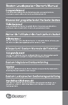 BOSTON Acoustics RS326