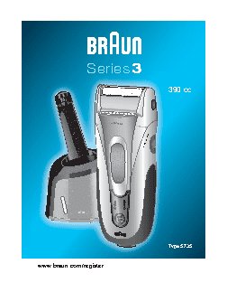 BRAUN 390cc-3 Series 3