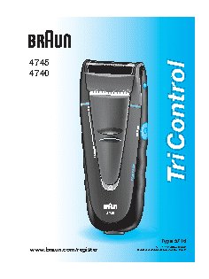 BRAUN 4745 Fix300 TriControl