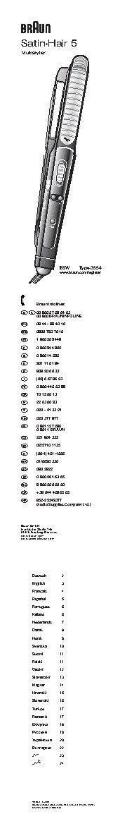 BRAUN 5 Satin Hair ESW