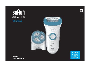 BRAUN 9-961e Wet & Dry Silk-epil 9 SkinSpa