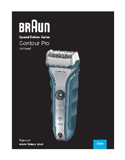 BRAUN Countour Pro Solo