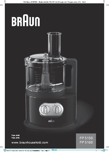 BRAUN FP 5150 WH