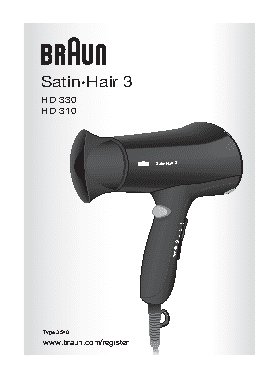 BRAUN HD 310 Satin Hair 3