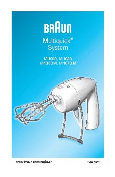 BRAUN M1070 M