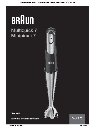 BRAUN MQ775