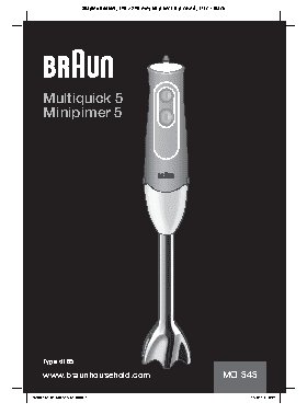 BRAUN MQ 545 Aperitive
