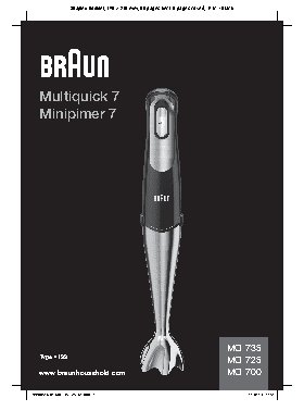 BRAUN MQ 735 Sause