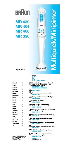BRAUN MR430 Plus HC
