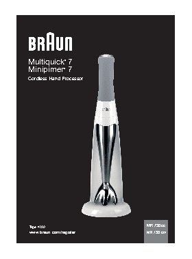 BRAUN MR730 cm