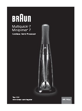 BRAUN MR740 cc