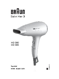 BRAUN Satin Hair 3 HD 380