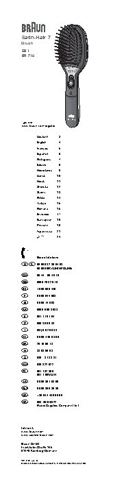 BRAUN SATIN HAIR 7 SB1