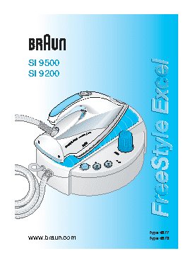 BRAUN SI 9200 / SI 9500 FreeStyle Excel
