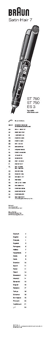 BRAUN ST 750