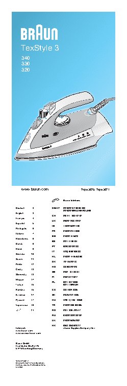 BRAUN TexStyle TS340