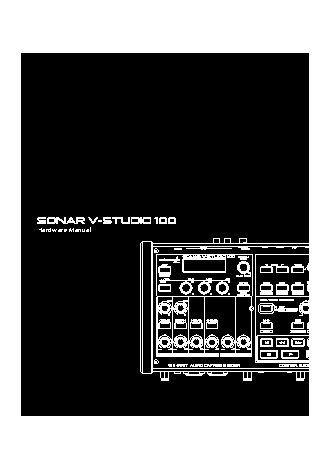 CAKEWALK V-STUDIO 100