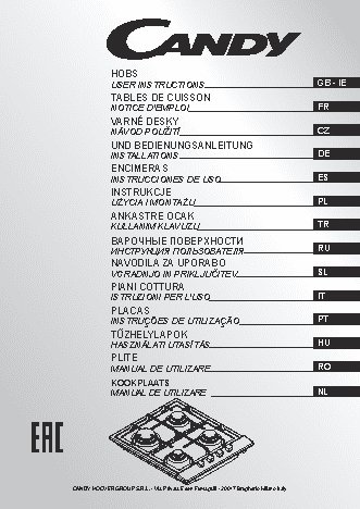 CANDY CLGC64SPTF/1