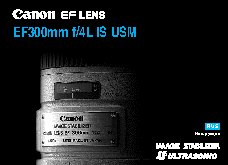 CANON EF 300mm f/4L IS USM