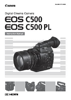 CANON EOS C500 PL