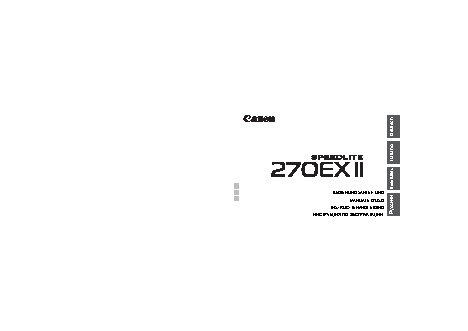 CANON Speedlite 270EX