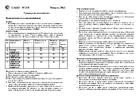 CASIO COLLECTION W-210-2A