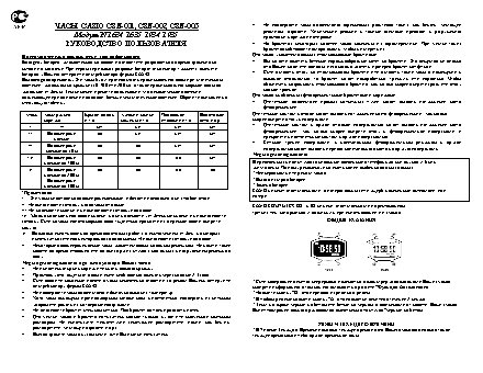 CASIO по модулю 1934