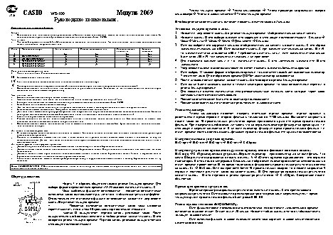 CASIO по модулю 2069
