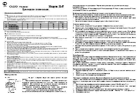 CASIO по модулю 2147