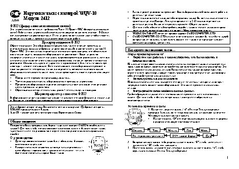 CASIO по модулю 2412