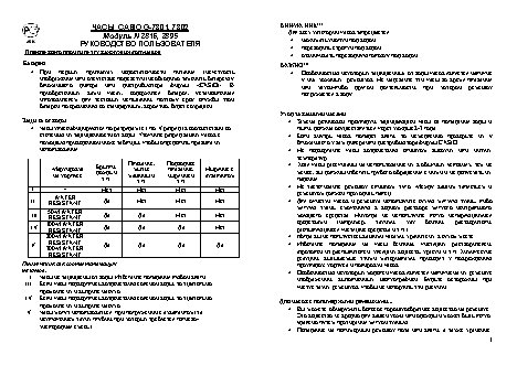 CASIO по модулю 2816