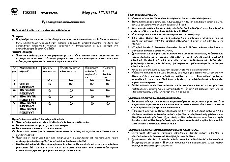 CASIO по модулю 3734