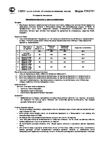 CASIO по модулю 3737