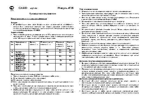 CASIO по модулю 4738